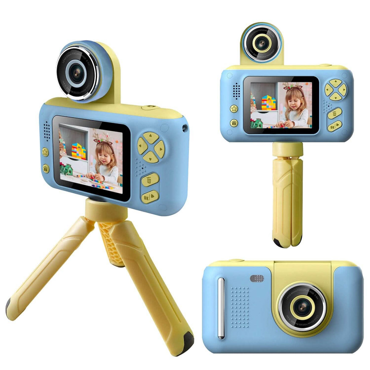 Kids Digital Camera with Flip Lens Toys & Games - Tophatter Daily Deals