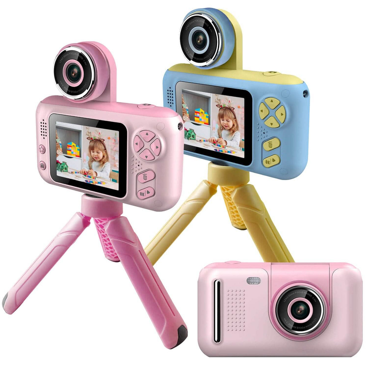 Kids Digital Camera with Flip Lens Toys & Games - Tophatter Daily Deals