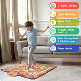 Kids Electronic Music Dance Pad with 6 Modes Toys & Games - Tophatter Daily Deals