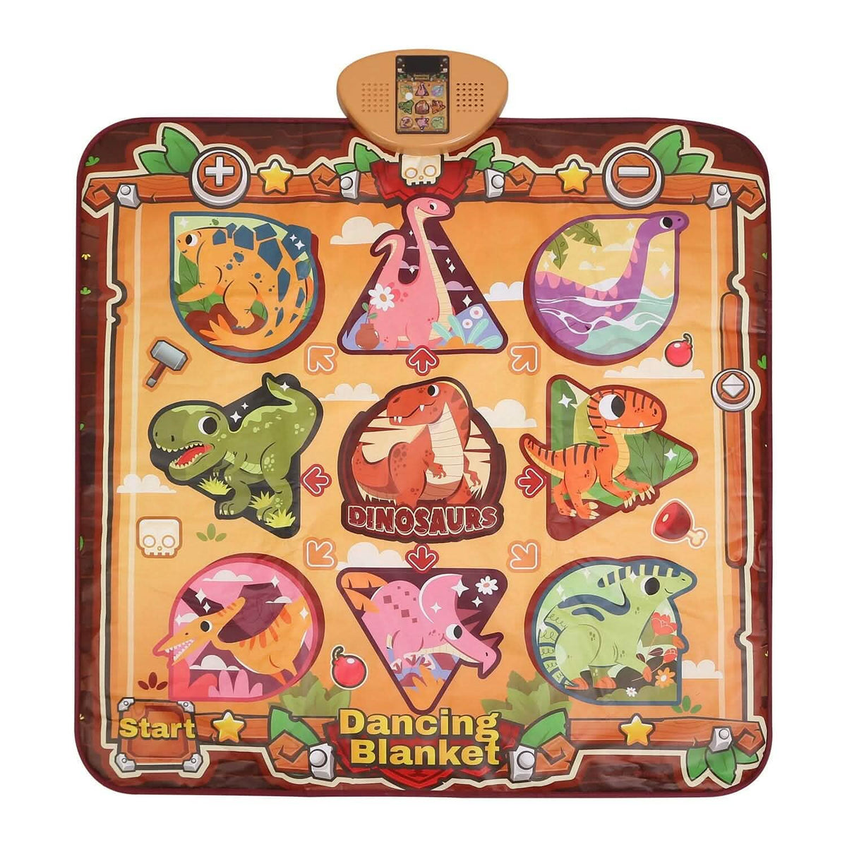 Kids Electronic Music Dance Pad with 6 Modes Dinosaur Toys & Games - Tophatter Daily Deals