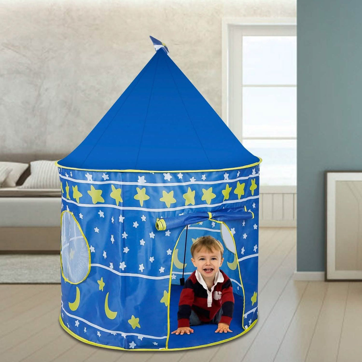 Kids Foldable Pop Up Play Tent Toys & Games - Tophatter Daily Deals