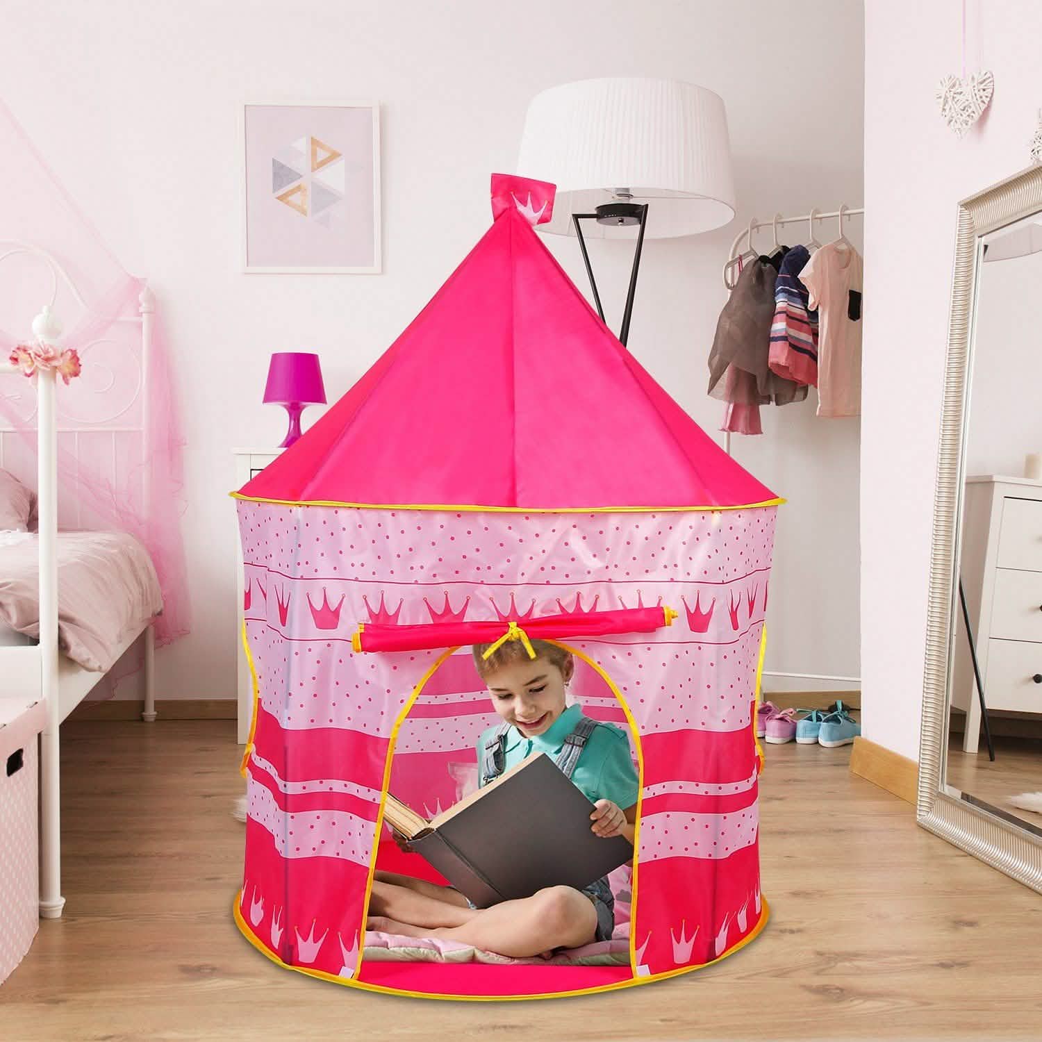 Kids Foldable Pop Up Play Tent Toys & Games - Tophatter Daily Deals
