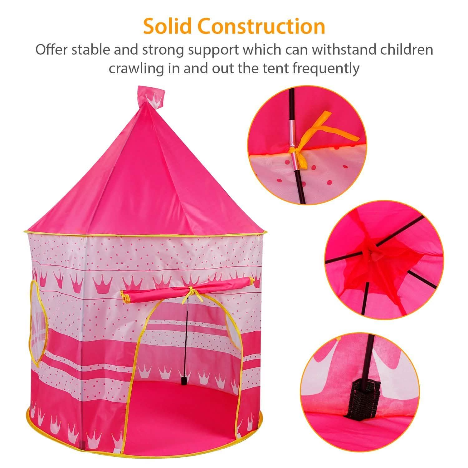 Kids Foldable Pop Up Play Tent Toys & Games - Tophatter Daily Deals