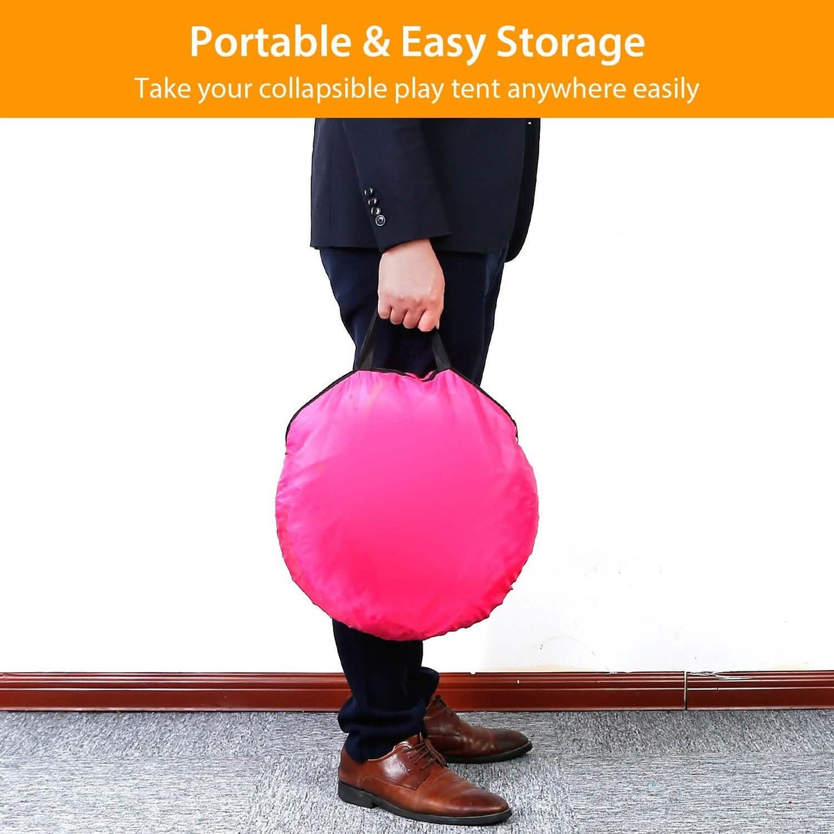 Kids Foldable Pop Up Play Tent Toys & Games - Tophatter Daily Deals