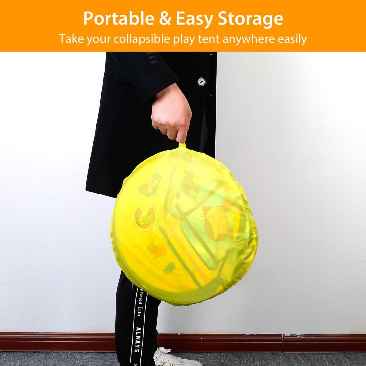 Kids Play Tent Foldable Pop Up Toys & Games - Tophatter Daily Deals