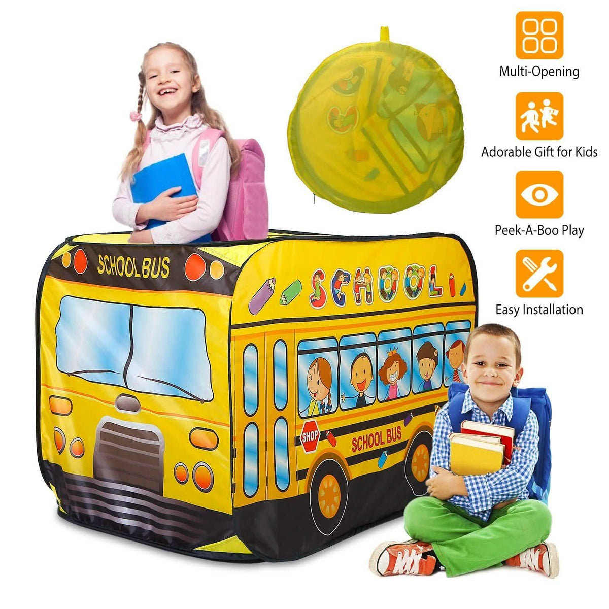 Kids Play Tent Foldable Pop Up Toys & Games - Tophatter Daily Deals