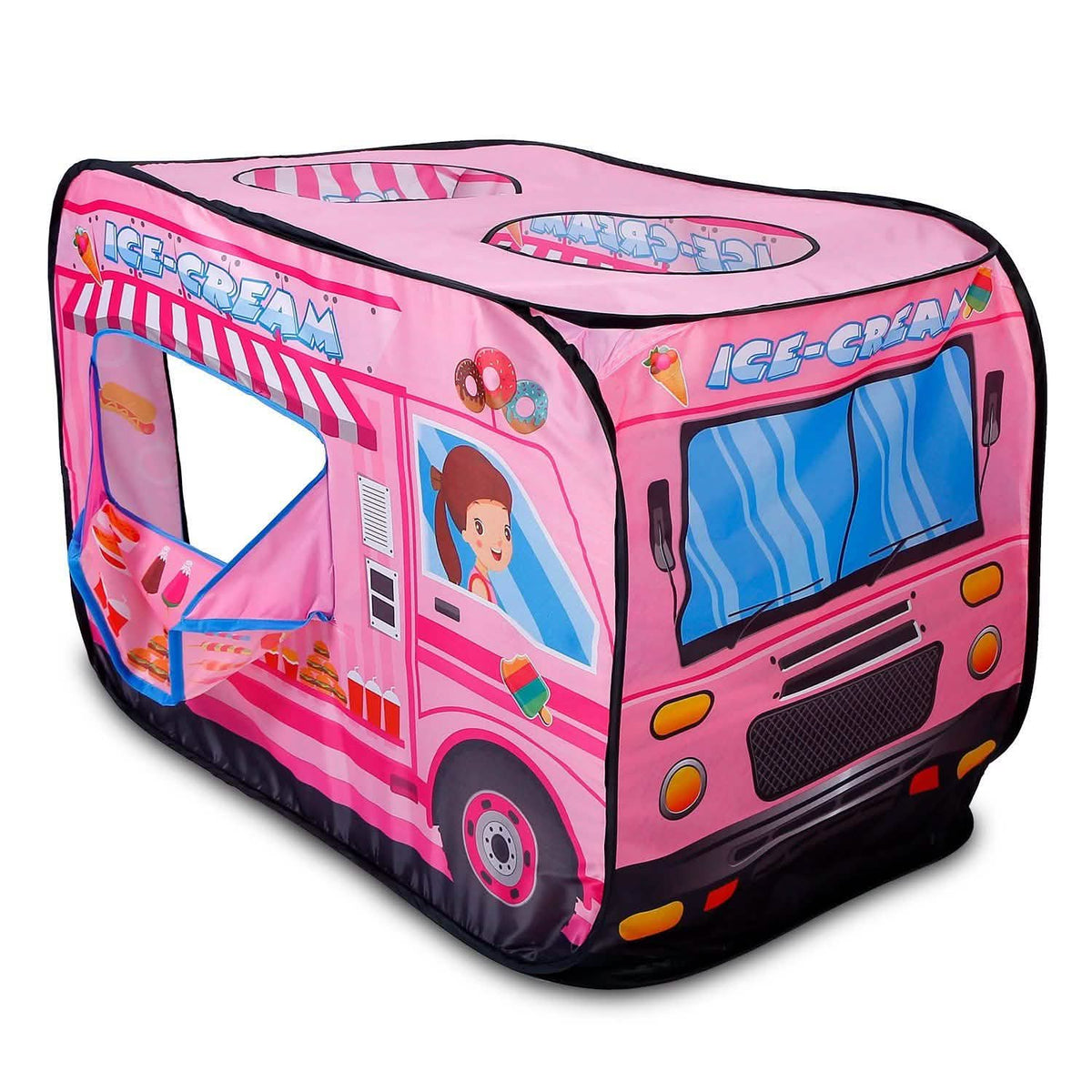 Kids Play Tent Foldable Pop Up Ice Cream Bus Toys & Games - Tophatter Daily Deals