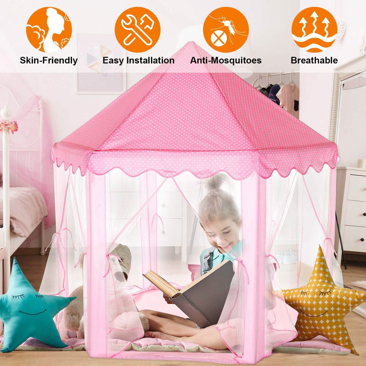 Kids Play Tent Princess for Girls Toys & Games - Tophatter Daily Deals