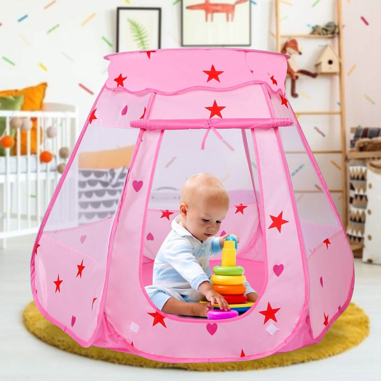 Kids Pop Up Prince Princess Toddler Play Tent Toys & Games - Tophatter Daily Deals