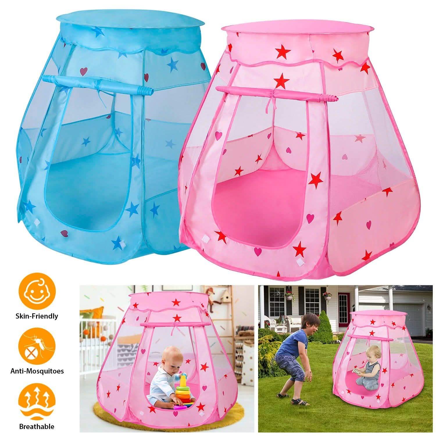 Kids Pop Up Prince Princess Toddler Play Tent Toys & Games - Tophatter Daily Deals