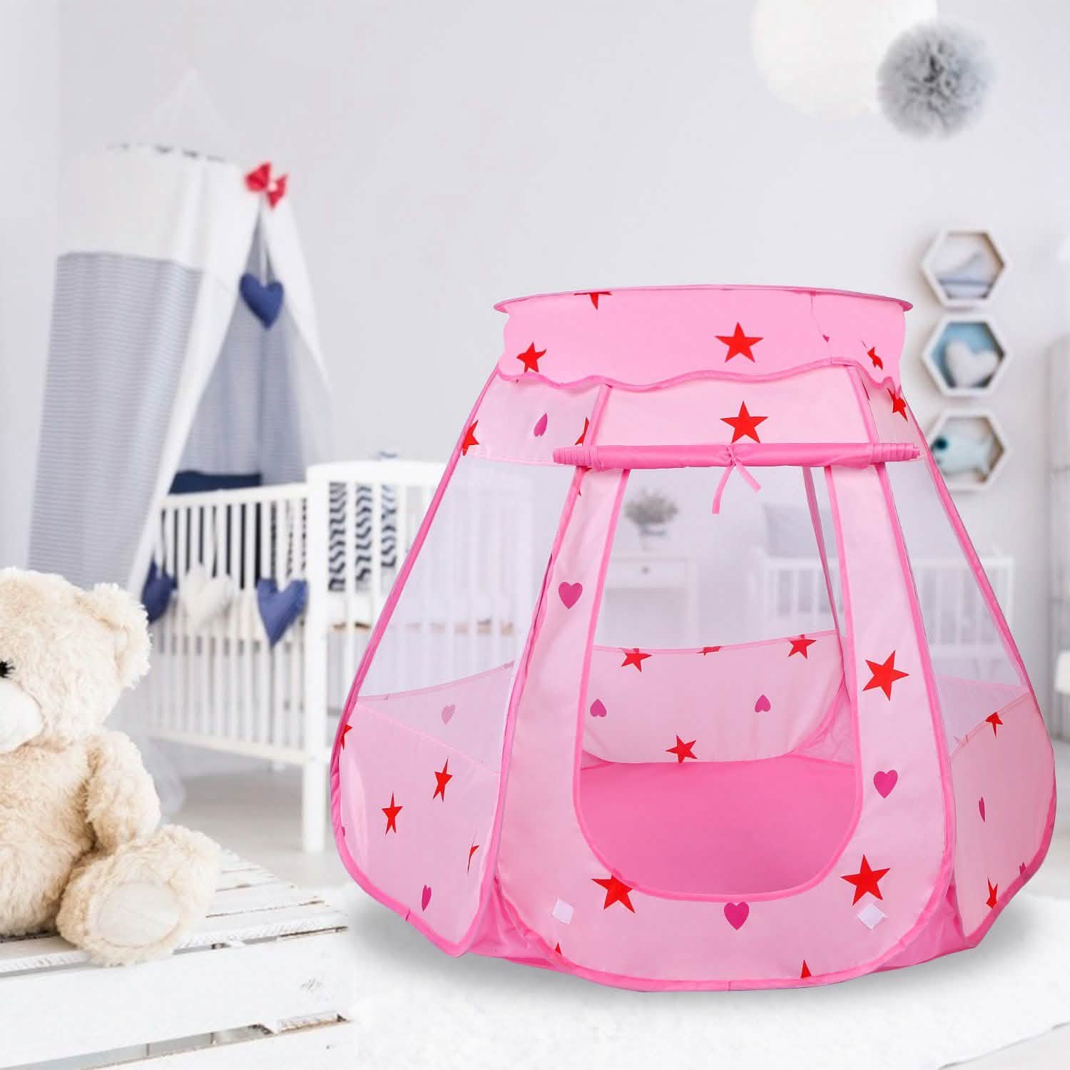 Kids Pop Up Prince Princess Toddler Play Tent Toys & Games - Tophatter Daily Deals