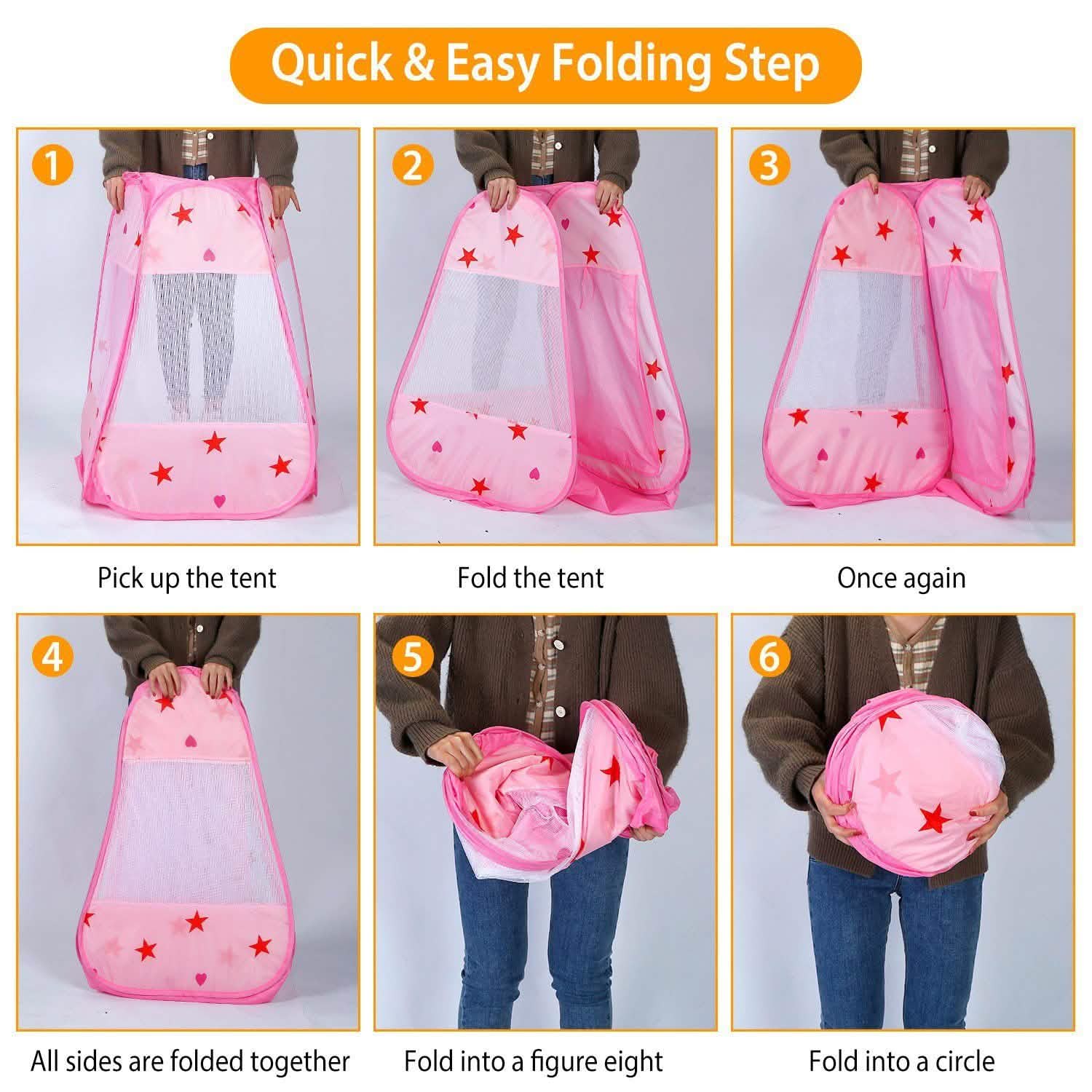 Kids Pop Up Prince Princess Toddler Play Tent Toys & Games - Tophatter Daily Deals