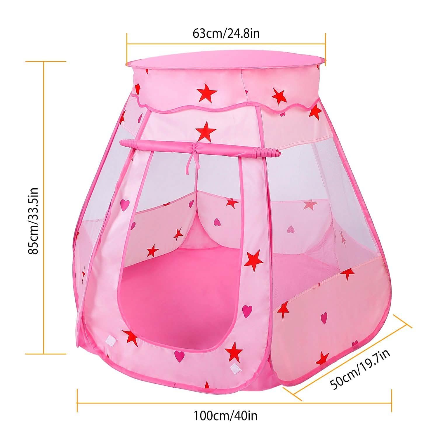 Kids Pop Up Prince Princess Toddler Play Tent Toys & Games - Tophatter Daily Deals