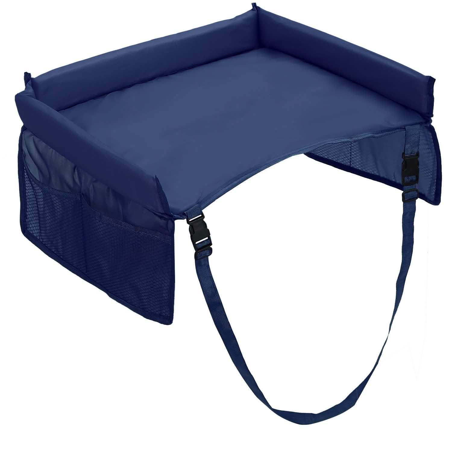 Kids Safety Travel Tray Waterproof Car Seat Blue Automotive - Tophatter Daily Deals