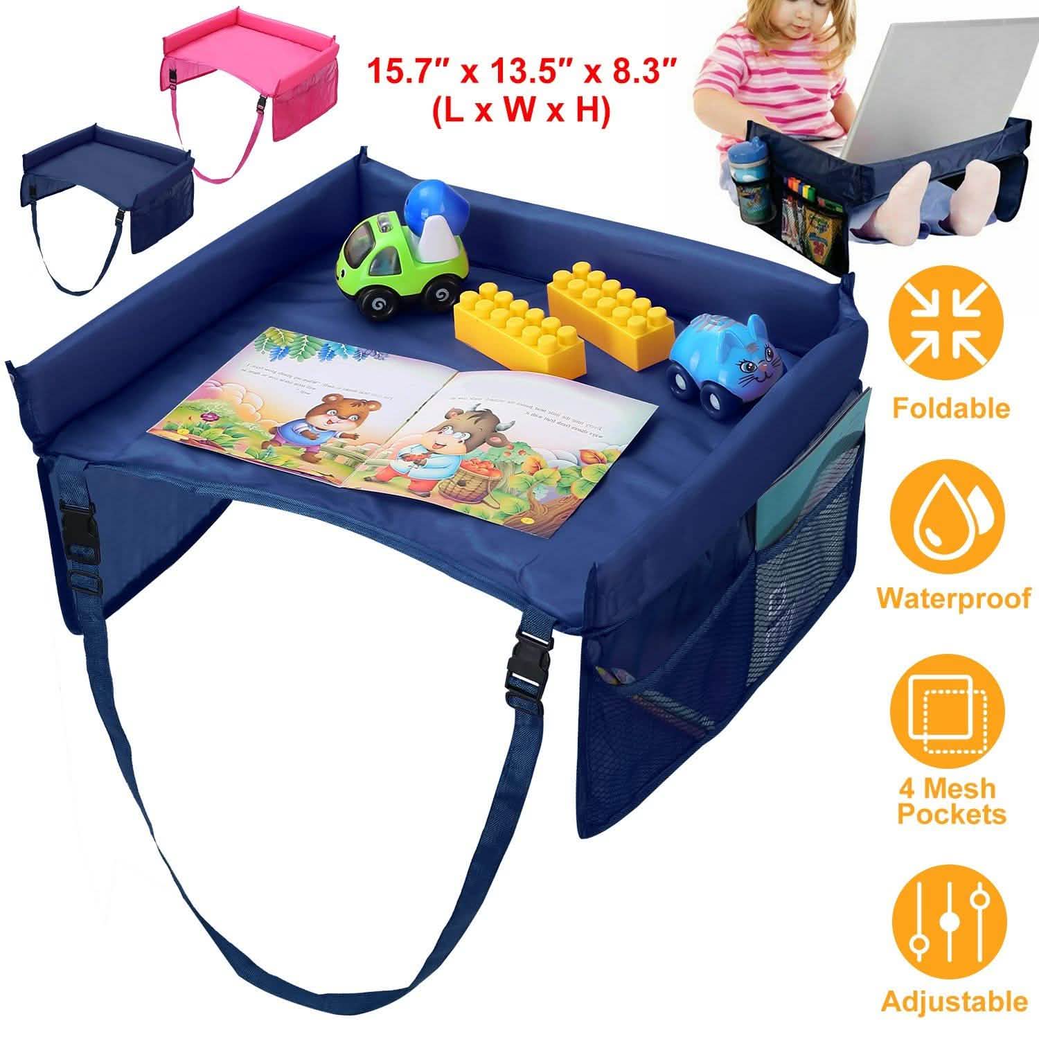 Kids Safety Travel Tray Waterproof Car Seat Automotive - Tophatter Daily Deals
