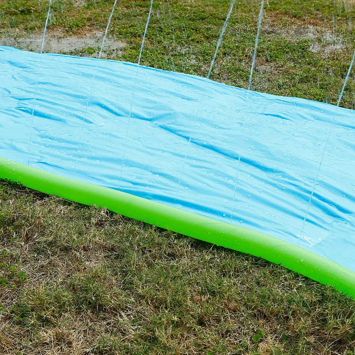 Kids Single Water Slide Lawn Surfing Racing Lane Slip Splash Spray Sprinkler Outdoor Recreation - Tophatter Daily Deals