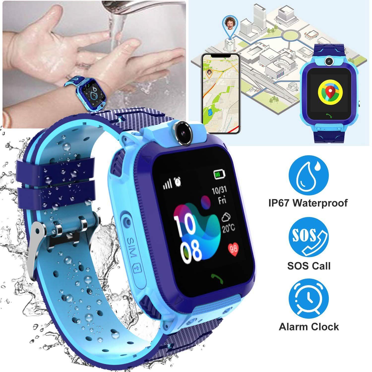 Kid's Smartwatch GPS Tracker Smart Watches - Tophatter Daily Deals