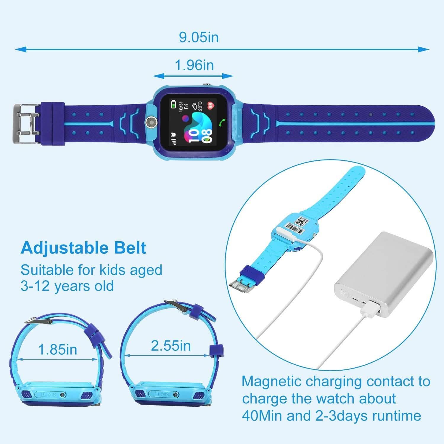 Kid's Smartwatch GPS Tracker Smart Watches - Tophatter Daily Deals