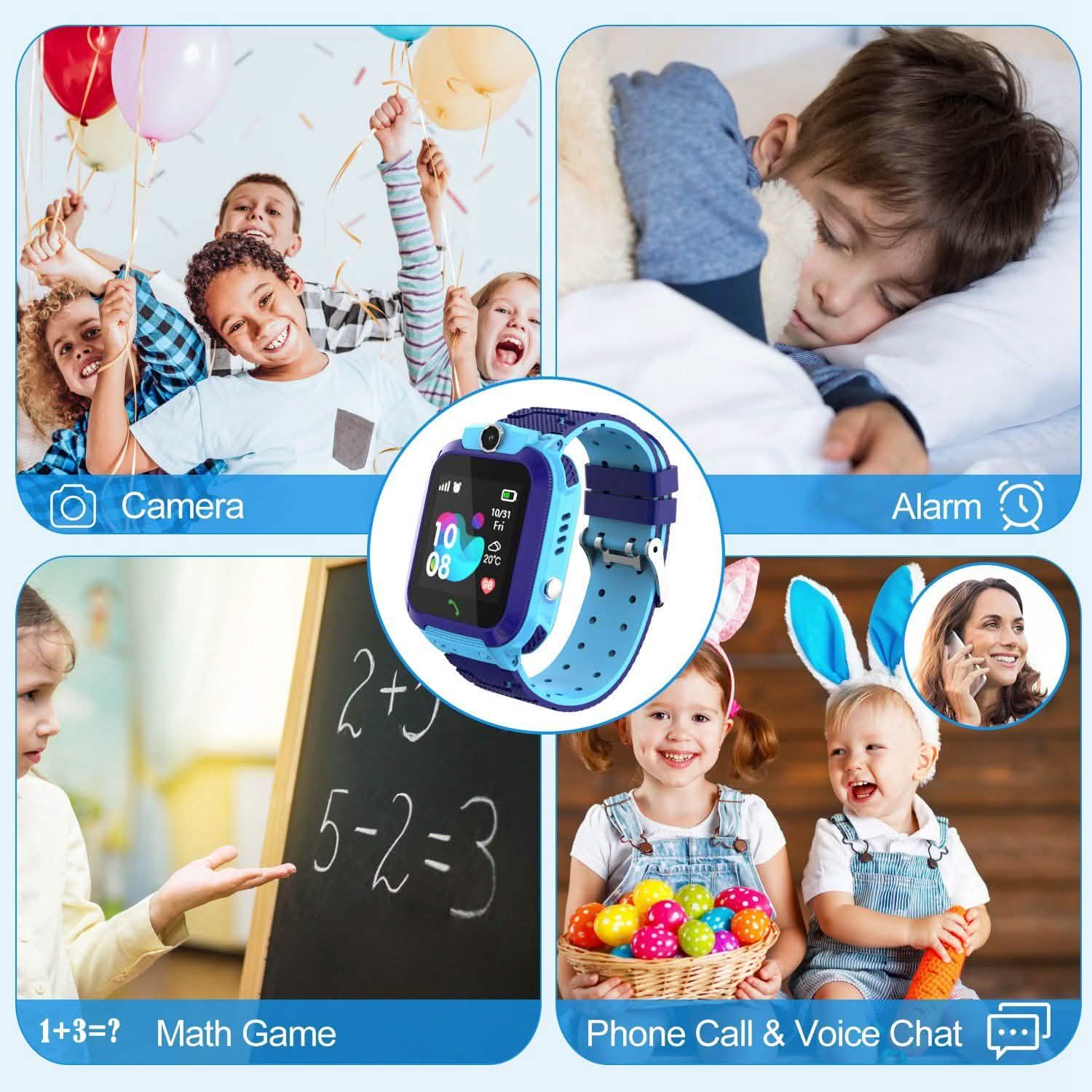 Kid's Smartwatch GPS Tracker Smart Watches - Tophatter Daily Deals