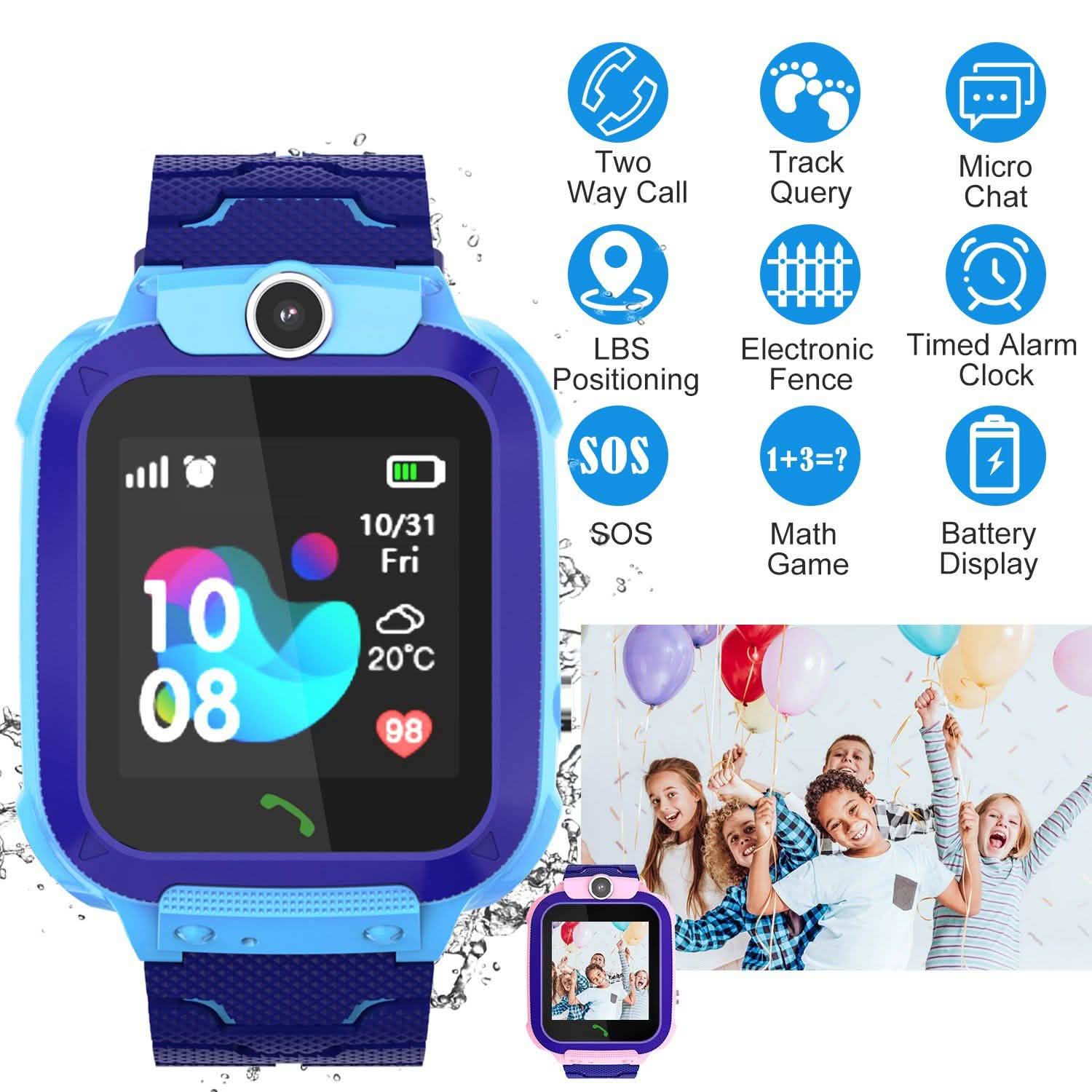Kid's Smartwatch GPS Tracker Smart Watches - Tophatter Daily Deals