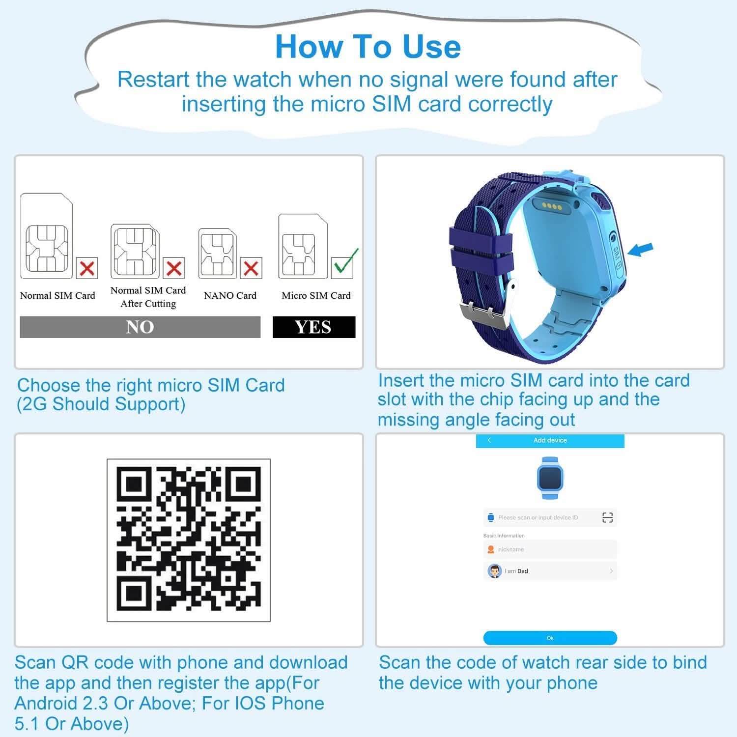 Kid's Smartwatch GPS Tracker Smart Watches - Tophatter Daily Deals