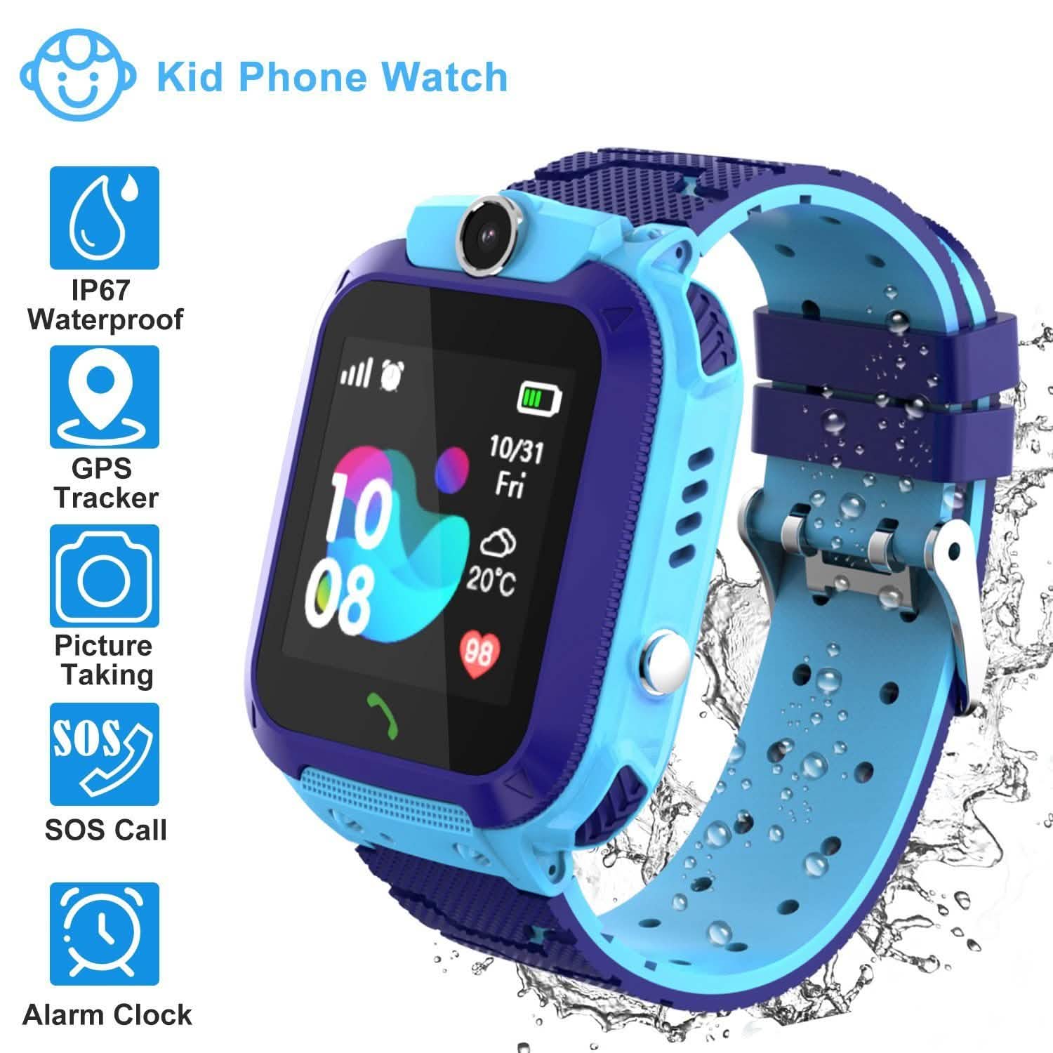 Kid's Smartwatch GPS Tracker Smart Watches - Tophatter Daily Deals