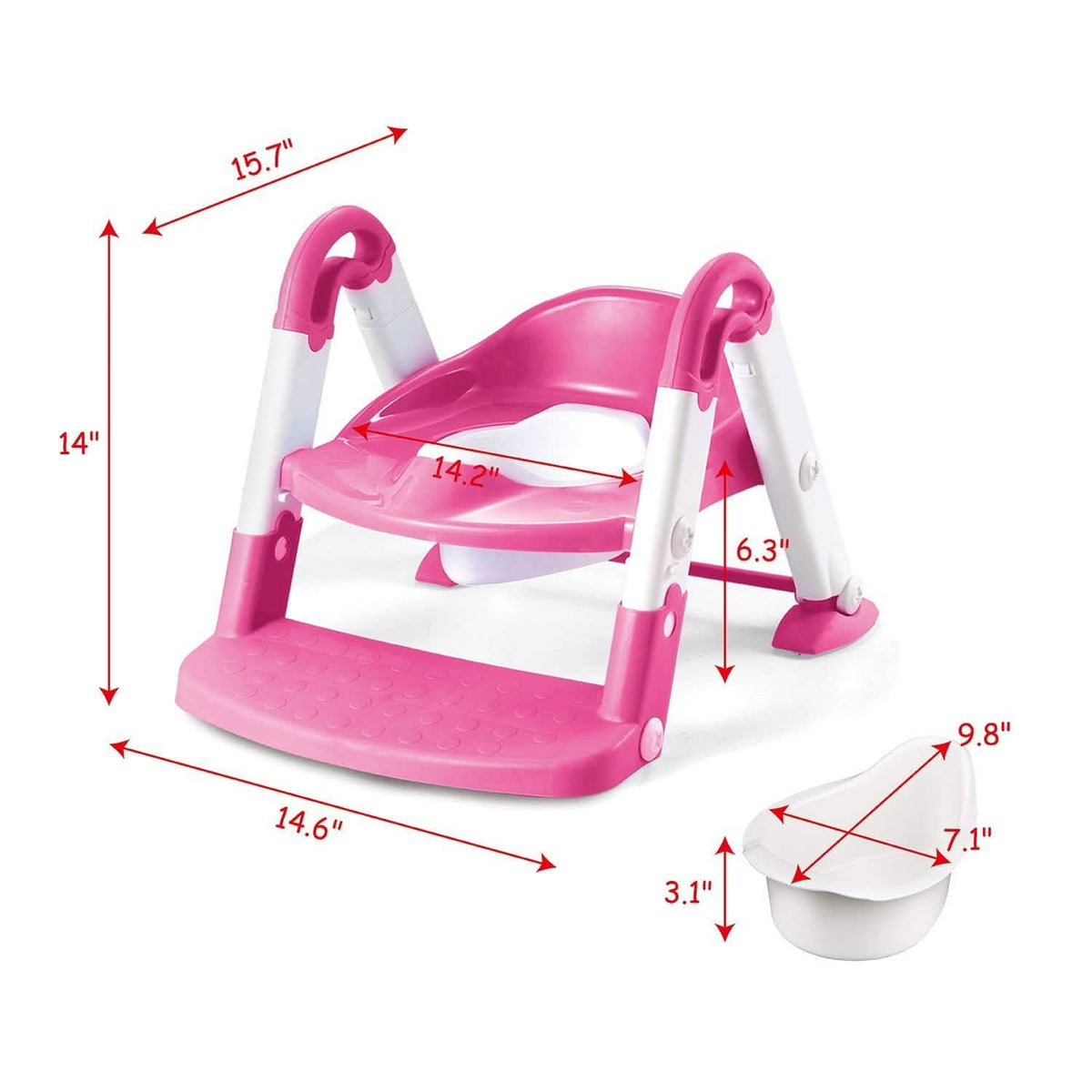 Kids Toilet Seat Toddler Potty Training Chair Baby Gear - Tophatter Daily Deals