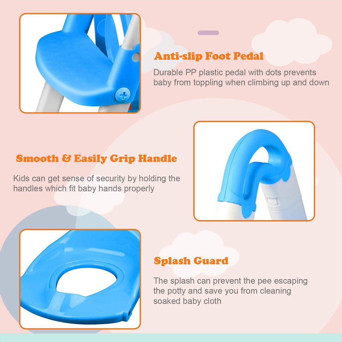 Kids Toilet Seat Toddler Potty Training Chair Baby Gear - Tophatter Daily Deals