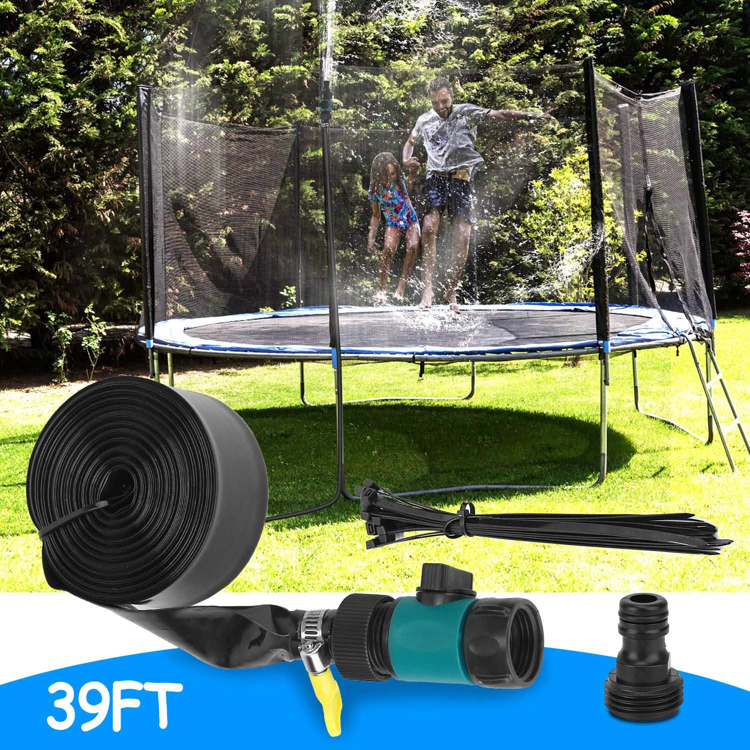 Kids Trampoline Sprinkler Outdoor Garden & Patio - Tophatter Daily Deals