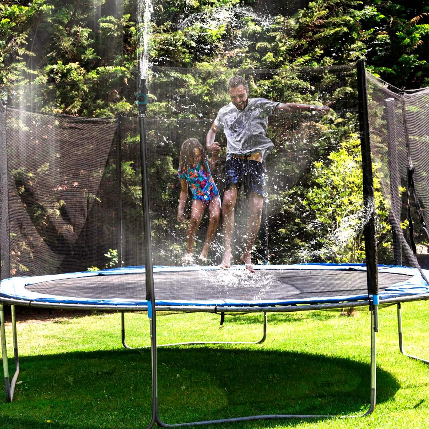 Kids Trampoline Sprinkler Outdoor Garden & Patio - Tophatter Daily Deals