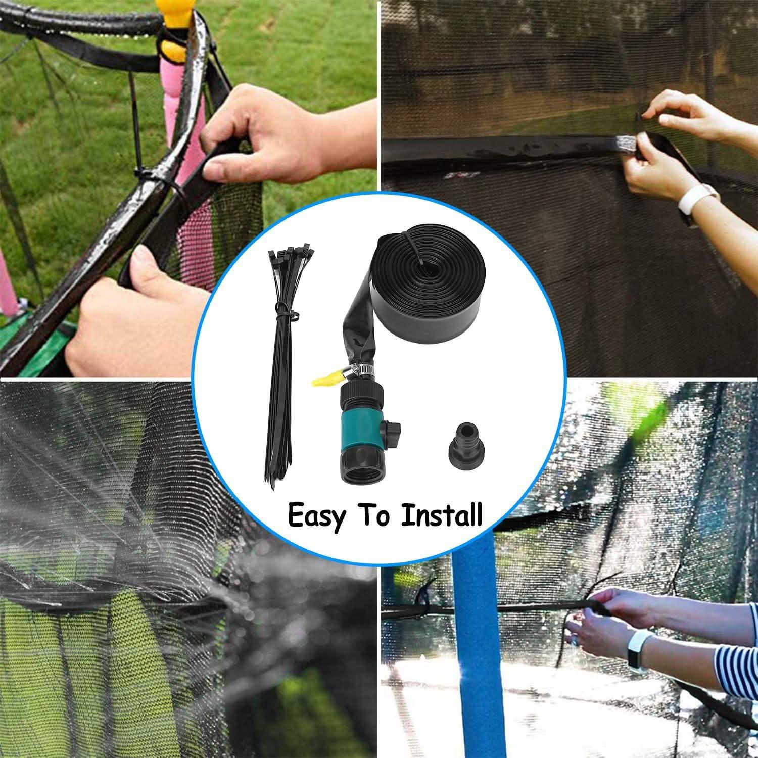 Kids Trampoline Sprinkler Outdoor Garden & Patio - Tophatter Daily Deals