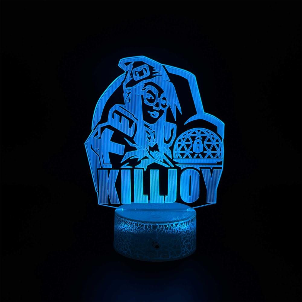 Customized Val Characters 3D Night Lamp Killjoy B - Tophatter Daily Deals