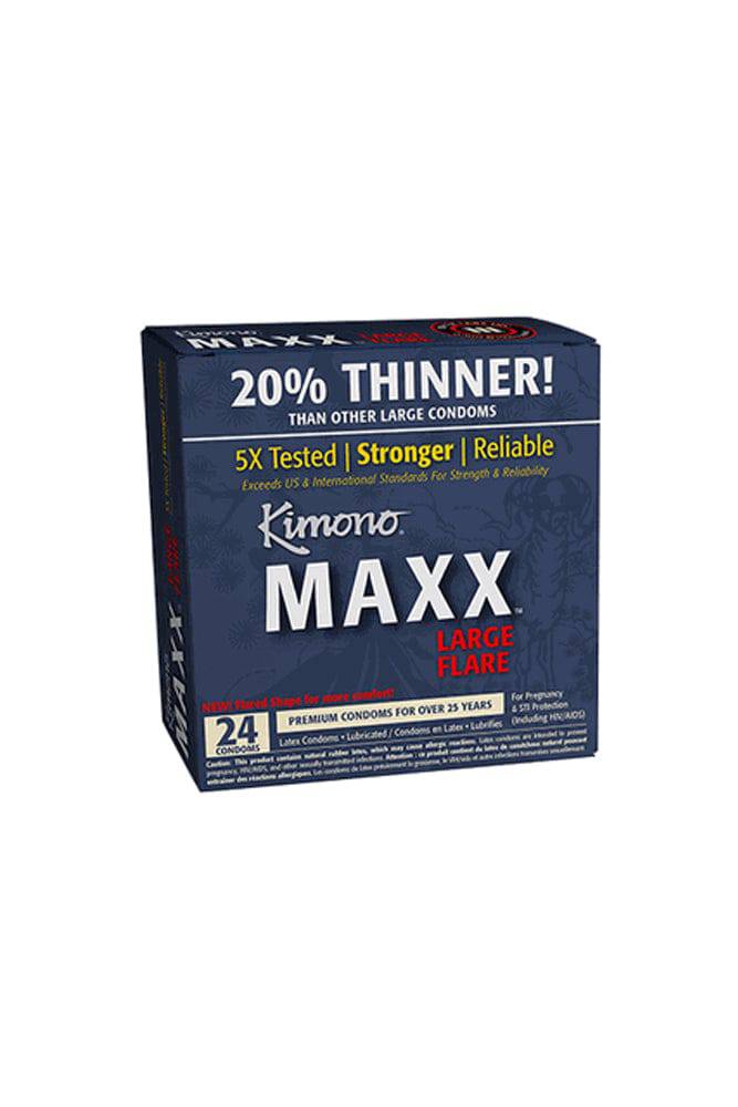 Kimono - Maxx Large Flare Condom - 24 pack - Tophatter Daily Deals