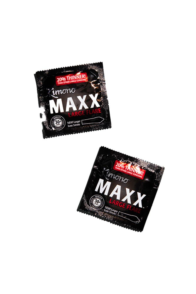 Kimono - Maxx Large Flare Condom - 24 pack - Tophatter Daily Deals
