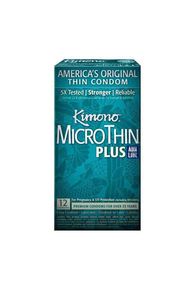 Kimono - MicroThin Condoms PLUS Aqua Lubricant - 12 Pack - Tophatter Daily Deals