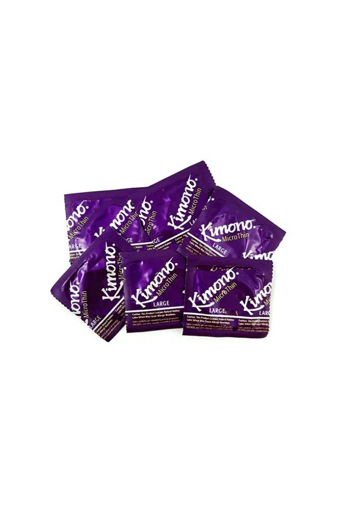 Kimono - MicroThin Large Condom - 12 Pack - Tophatter Daily Deals