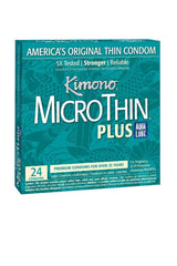 Kimono - MicroThin Condoms PLUS Aqua Lubricant - 24 Pack - Tophatter Daily Deals