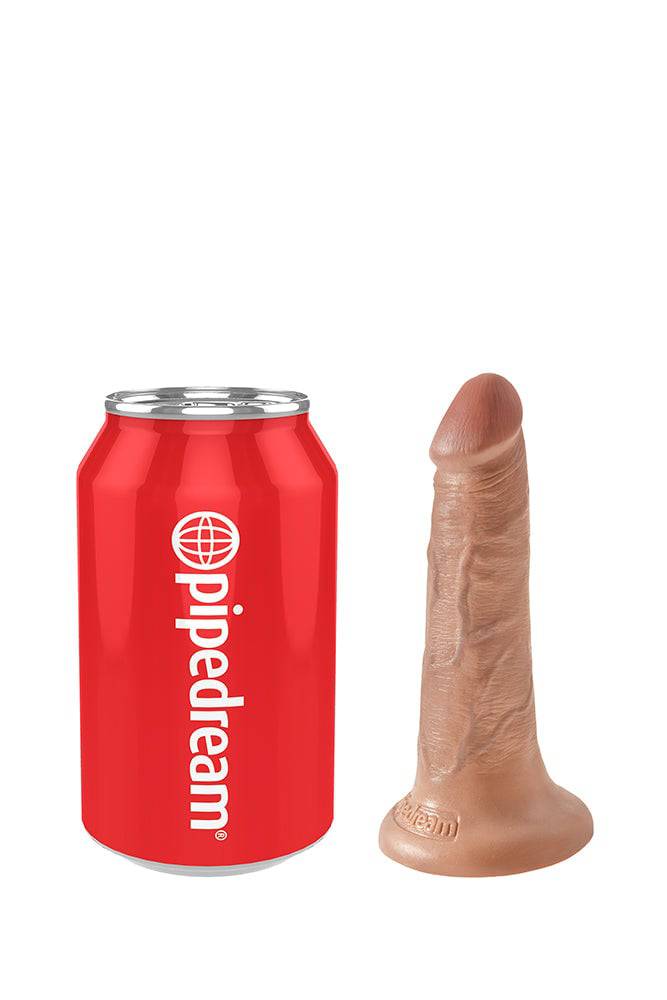 Pipedream - King Cock - Ultra Realistic Dildo - 5 inch - Tan Sex Toy - Tophatter Daily Deals