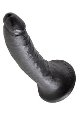 Pipedream - King Cock - Ultra Realistic Dildo - 7 inch - Black Sex Toy - Tophatter Daily Deals