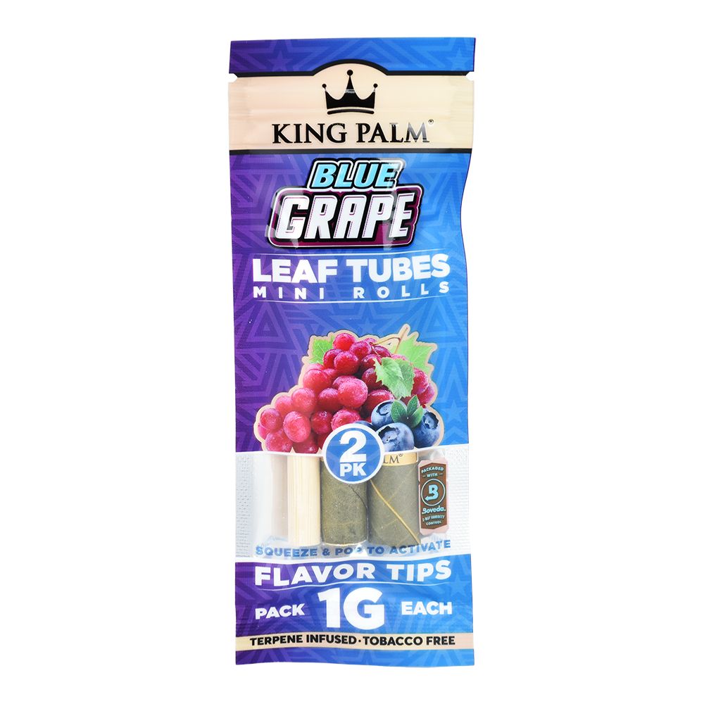 King Palm Leaf Rolls | Mini 2 Pack Blunt Wraps & Leaf Rolls - Tophatter Daily Deals