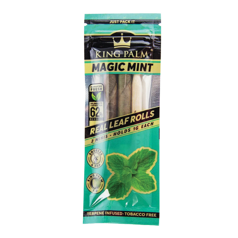 King Palm Leaf Rolls | Mini 2 Pack Blunt Wraps & Leaf Rolls - Tophatter Daily Deals