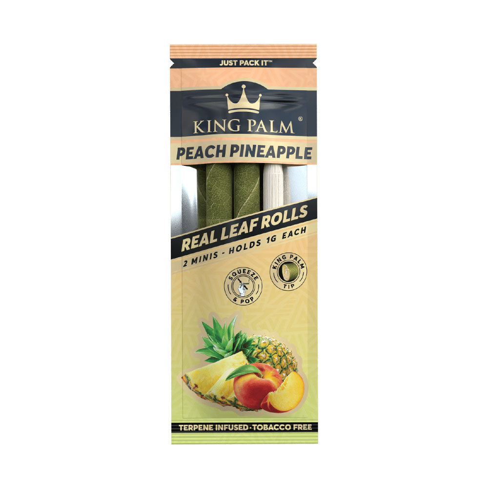 King Palm Leaf Rolls | Mini 2 Pack Blunt Wraps & Leaf Rolls - Tophatter Daily Deals