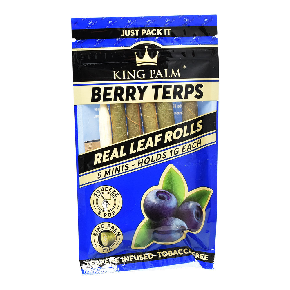 King Palm Leaf Rolls | Mini 5 Pack Blunt Wraps & Leaf Rolls - Tophatter Daily Deals