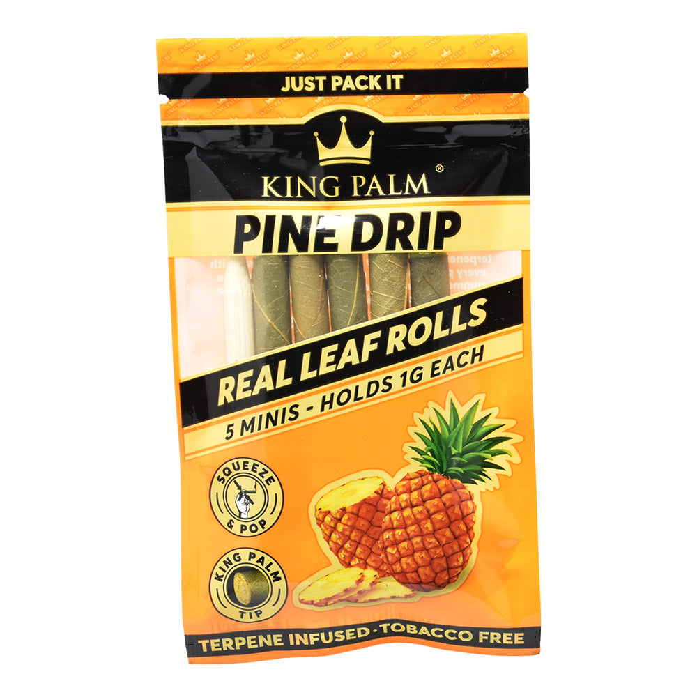 King Palm Leaf Rolls | Mini 5 Pack Blunt Wraps & Leaf Rolls - Tophatter Daily Deals
