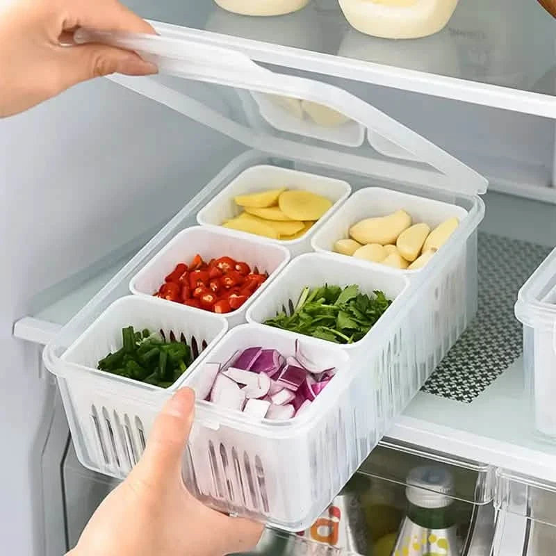 Kitchen Scallion Storage Box Food Storage Containers - Tophatter Daily Deals