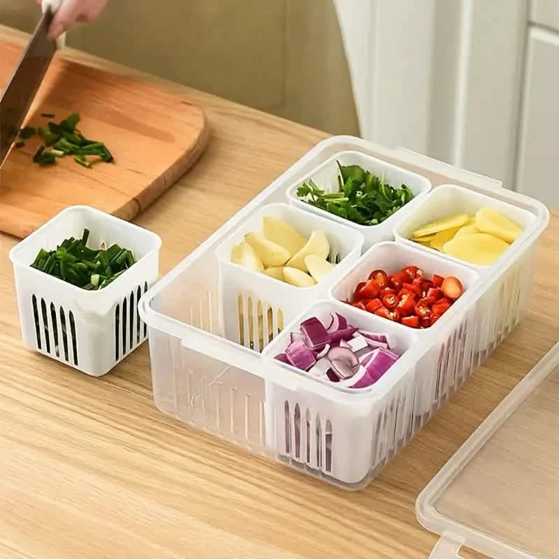 Kitchen Scallion Storage Box Food Storage Containers - Tophatter Daily Deals