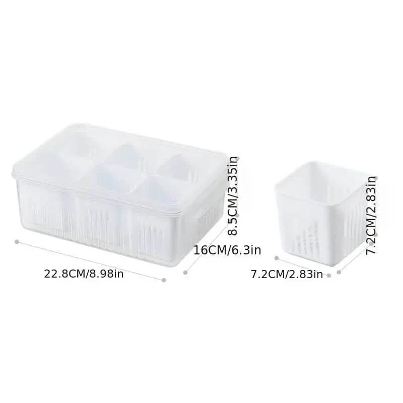 Kitchen Scallion Storage Box Food Storage Containers - Tophatter Daily Deals