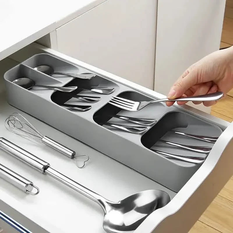Kitchen Tableware Drawer Spoon Storage Box Food Storage Containers - Tophatter Daily Deals