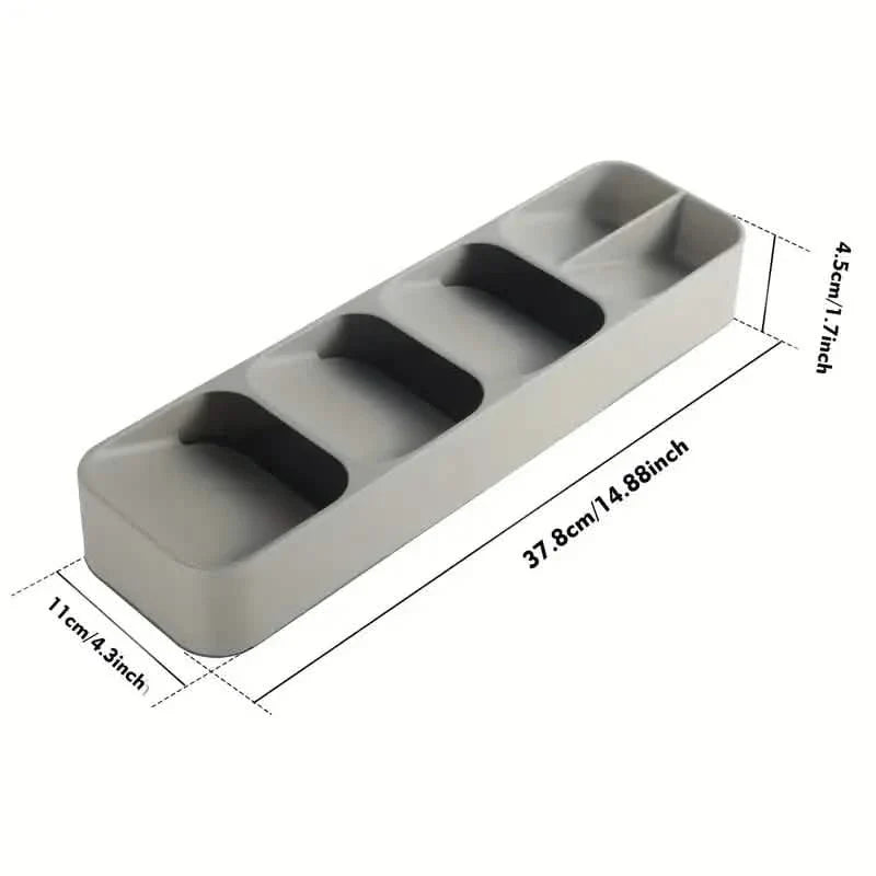 Kitchen Tableware Drawer Spoon Storage Box Food Storage Containers - Tophatter Daily Deals
