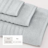 Luxury Combed Cotton Bath Towel Set - Karina Collection Bath - Tophatter Daily Deals